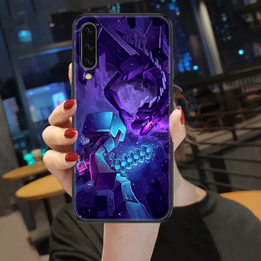 

Sandbox minis game world Phone case For Samsung Galaxy A 3 5 7 8 10 20 21 30 40 50 51 70 71 E S 2016 2018 4G black soft back
