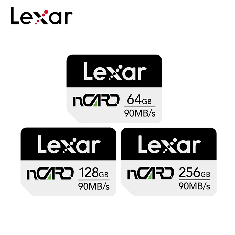 Карта памяти Lexar nCard высокоскоростная Nano карта на 64 ГБ 128 256 макс. скорость 90 МБ/с./с