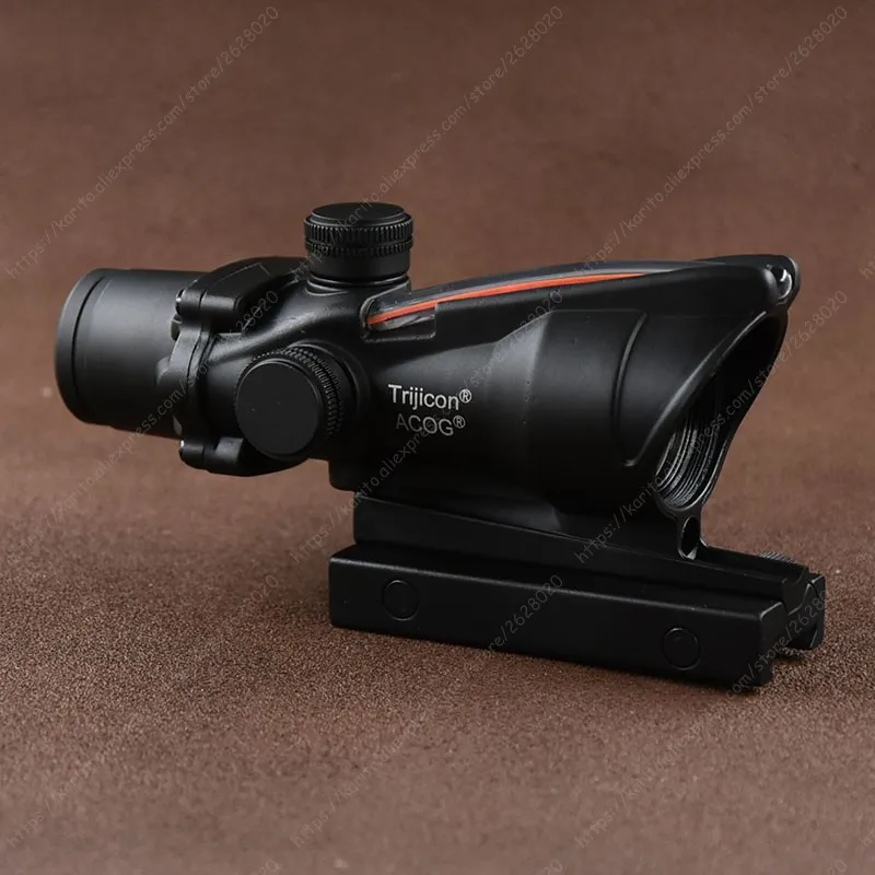 Тактический прицел для винтовки в красную точку 1x32|rifle scope|acog stylewaterproof rifle scope |