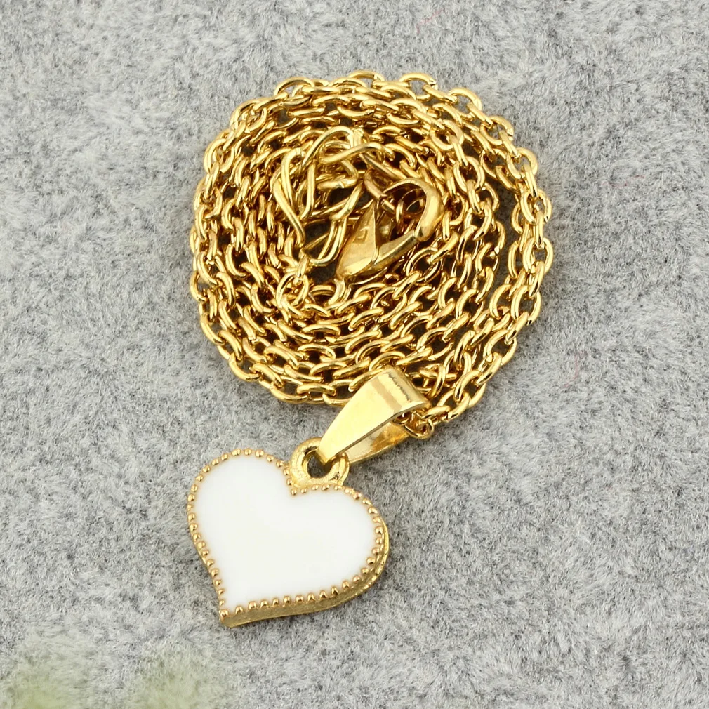 Pendants Necklaces Ornament Gossip girls Four leaves clover Heart Fashion | Украшения и аксессуары