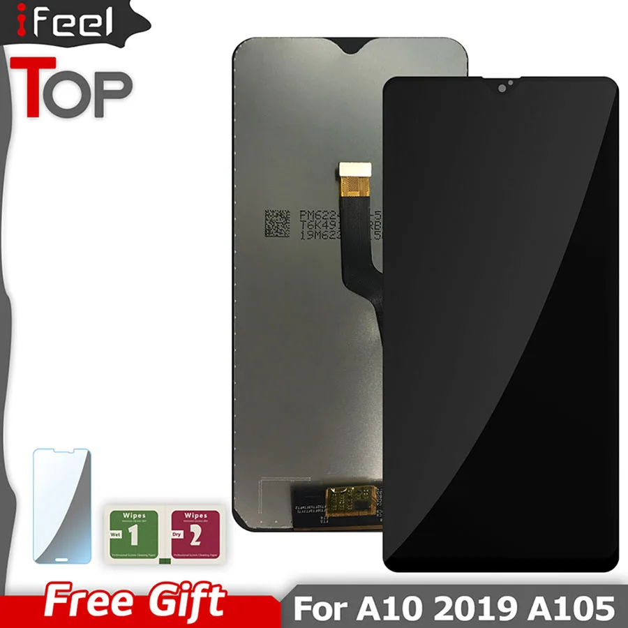 6 2 &quotЖК дисплей для Samsung Galaxy A10 A105 A105F SM ЖК сенсорный экран с рамкой Digitizer Замена