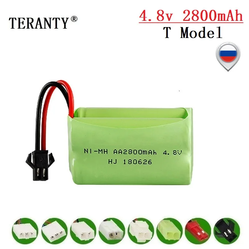 Обновление 4 8 v 2800 мА/ч никель металл гидридного Батарея для игрушечных моделей