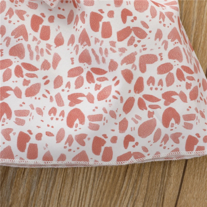 

2021 New Fashion Toddler Baby Girls Summer Dress Leopard Print Sleeveless Bow A-line Dress Sling Button Casual Holiday Sundress