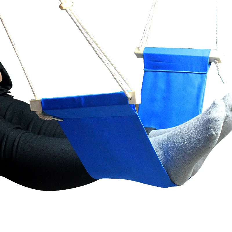 

Foot-Hammock Desk Airplane Office Portable Swing Relax-Care-Tool Indoorl Home Feet Rest