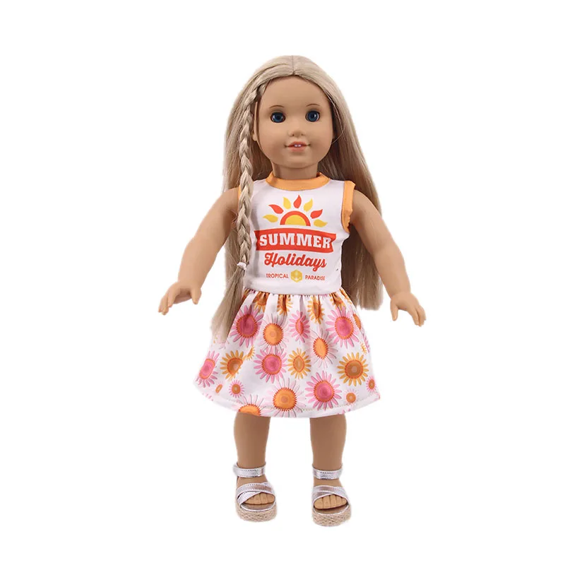 Новинка Комплект из 8 предметов Обувь для кукол чемоданов 18 дюймовых