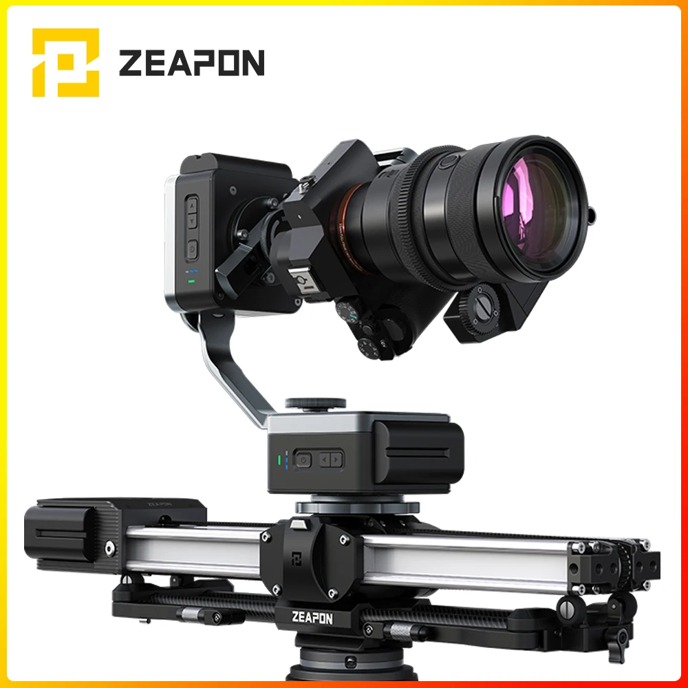 

ZEAPON PS-E1 PD-E1 PONS PT Motorized Pan Head Horizontal Load 50kg Single Axis Double Axis Linkage for Motorized Slider Rail