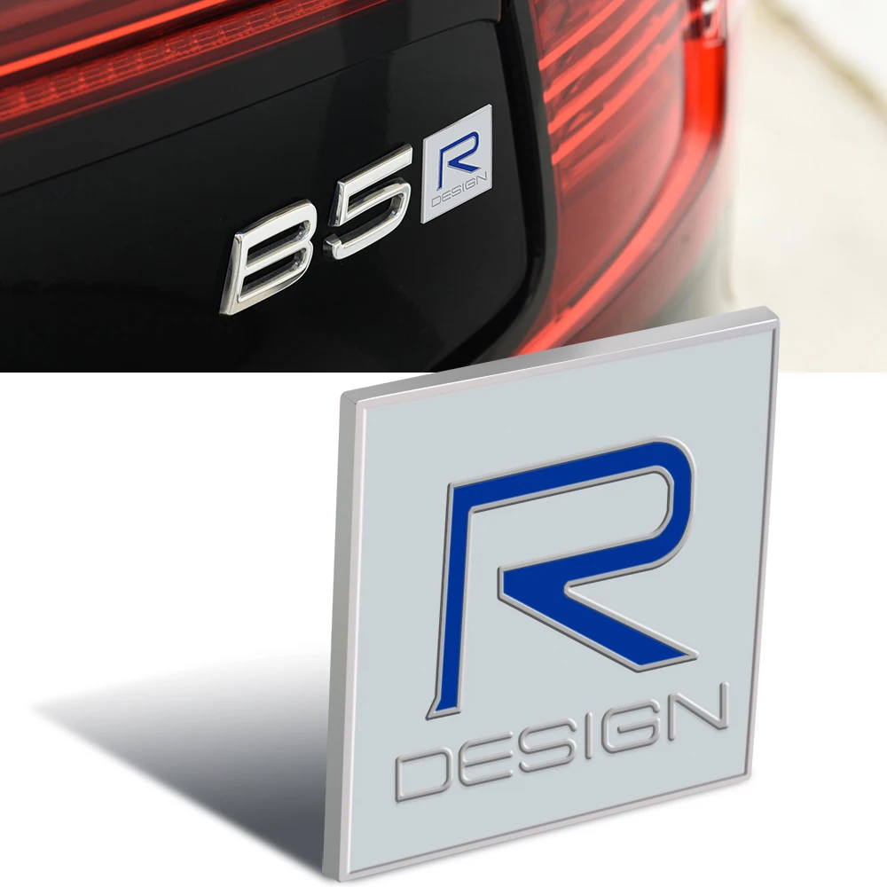 R дизайн логотип наклейка для VOLVO XC40 XC60 XC70 XC80 XC90 V40 V50 V60 V70 V90 передний гриль багажник