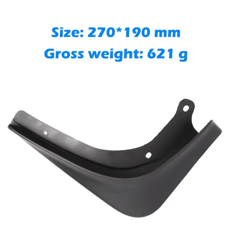 4 шт. Брызговики для автомобиля брызговики крылья Tesla модель 3 2019 черный низкая