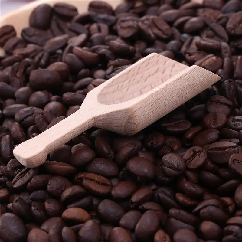 6 шт. деревянная мини ложка для чая кофе специй молочных орехов ванны соли приправ