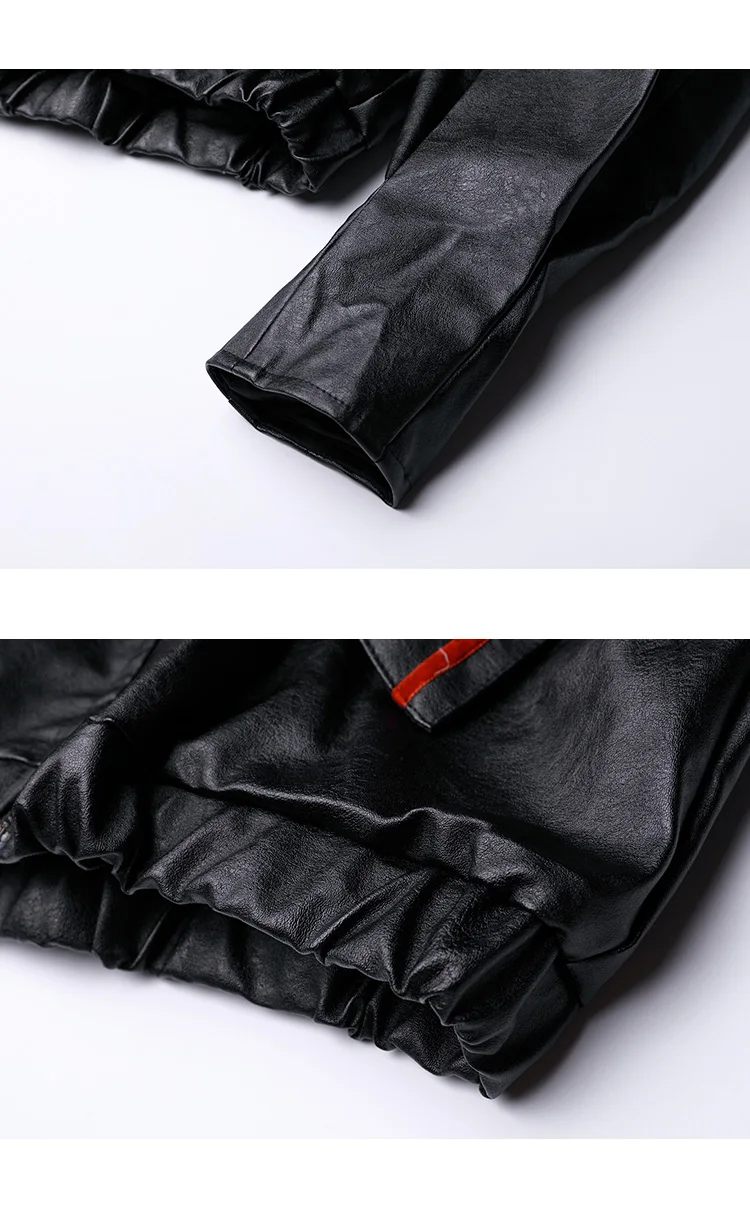 

New Spring Autumn Streetwear Short PU Short Jacket Big Collar Women Embroidery Vintage Retro Floral Coat Baseball Jackset NZ117