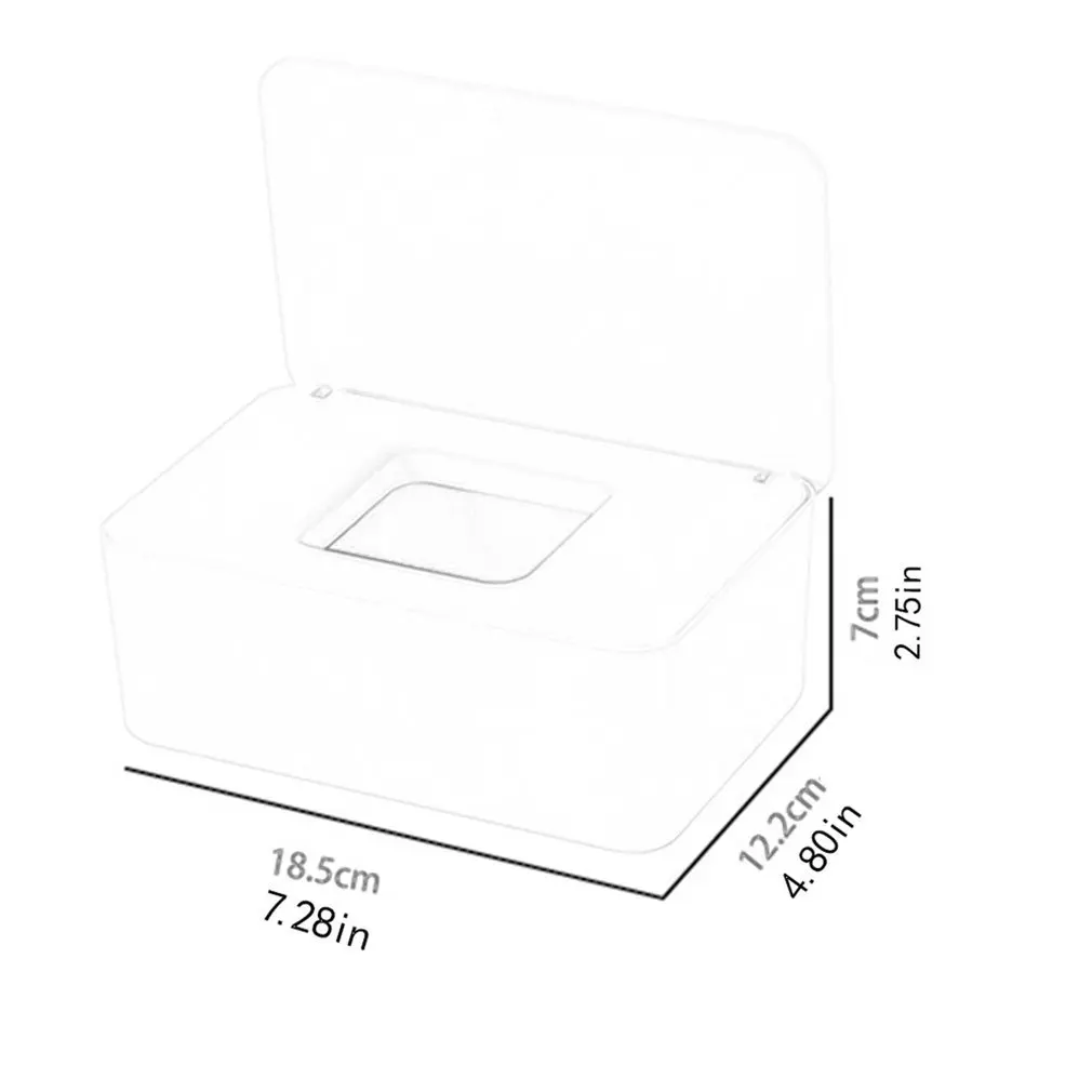

Creative Wet Wipes Dispenser Holder Tissue Storage Box Case With Lid For Home Office Desktop Sealed Wipes Storage Box With Cover