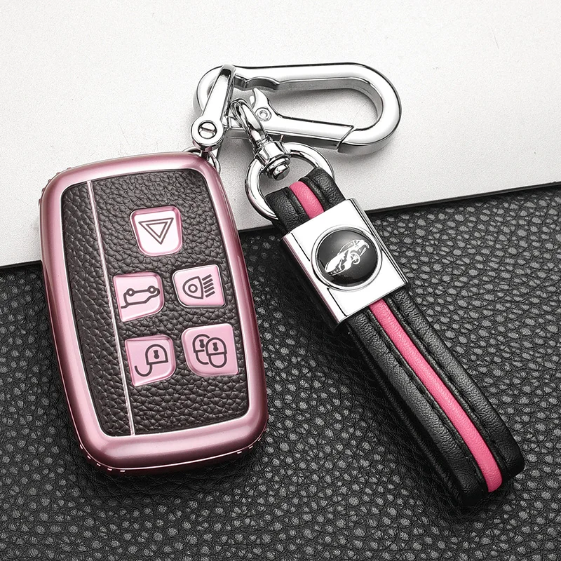 

Smart Car Key Case Remote Fob Cover Soft TPU Set Protector Skin Shell For vehicles land rover lr4 jaguar xk xkr xf xfr xj xjl