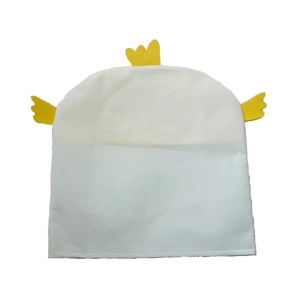 Поставкы Пасха Пасхальный кролик цыпленка Чехол для стула стульные задняя