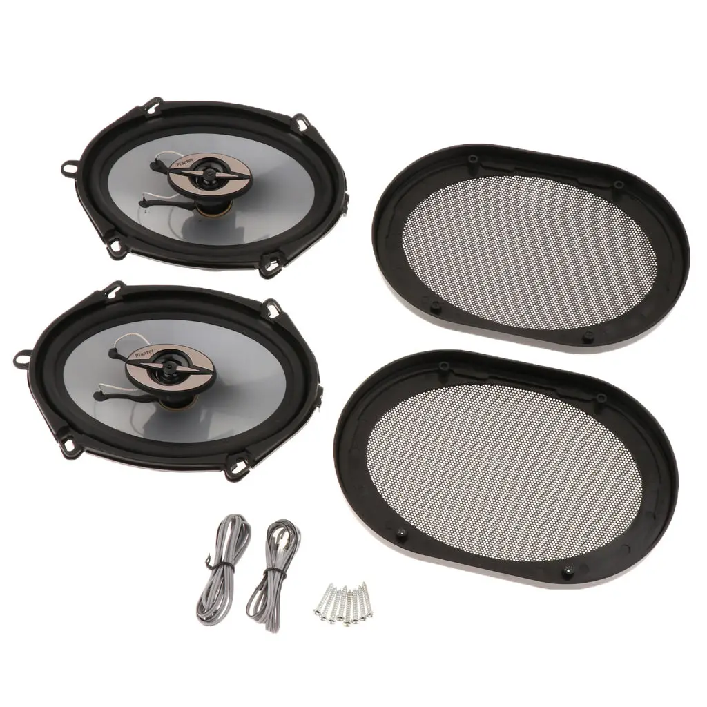 

Pair of 5x7inch 380 Watt 2-Way Car Audio Coaxial Speakers Stereo Audio Component System