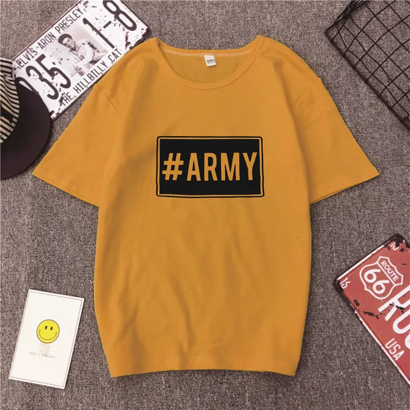 BANGTAN BOY # армейские фанаты крутые модные Графические футболки для женщин Kpop