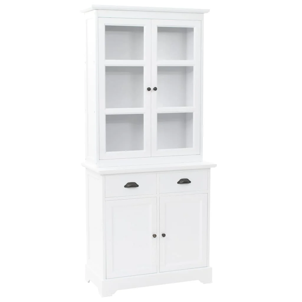 VIDAXL DIFFER with 4 doors MDF and pine wood 80 x 40 180 cm | Living Room Cabinets