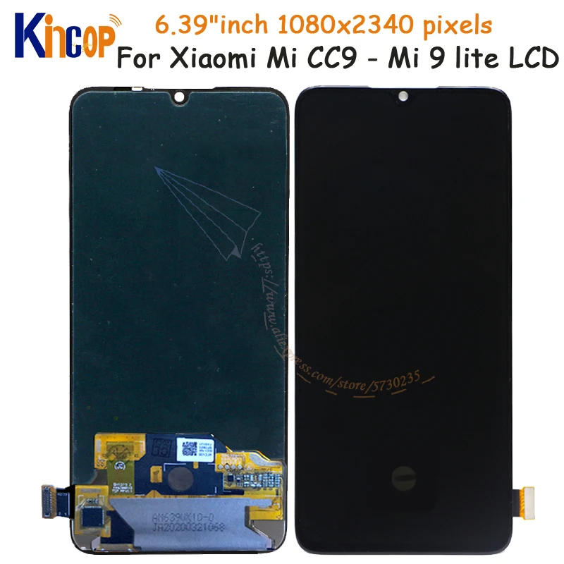Дисплей 6 39 дюйма для Xiaomi Mi CC9 ЖК-дисплей CC9mt Meitu Edition сенсорный экран дигитайзер в