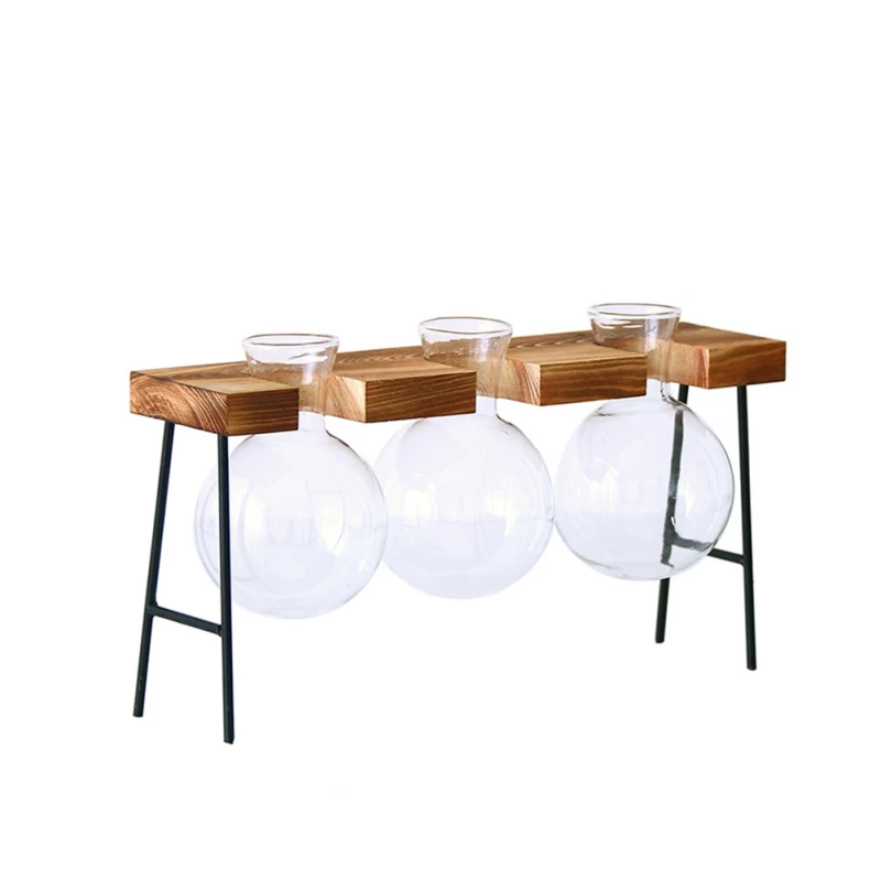 Скандинавские украшения для сада Деревянные Художественные железные рамы