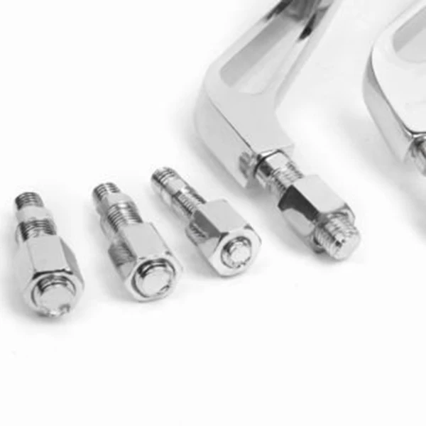 

Motorcycle Rearview Mirrors Chrome 8/10Mm For Honda Suzuki Yamaha