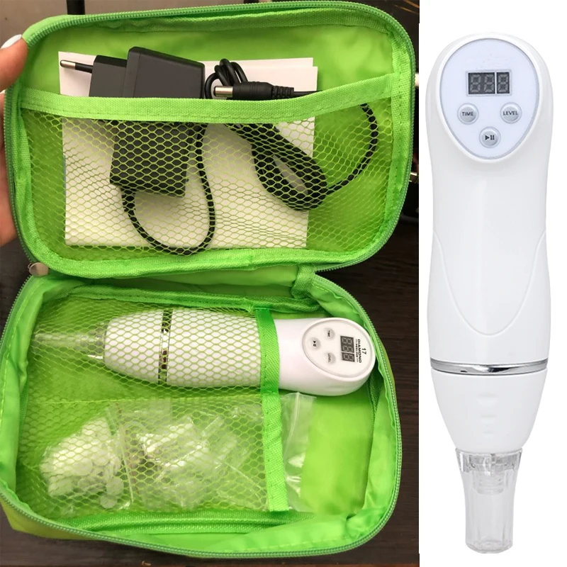 

Mini Diamond Dermabrasion Face Skin Peeling Cleaning Beauty Machine Vacuum Blackhead Acne Remove Microdermabrasion Facial Care