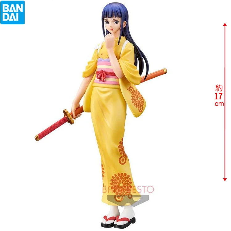

17CM Original Bandai Glasses Factory King Pin Hand-made One Piece DXF Hezhi Country Xiaoju Model Toy Birthday Gift