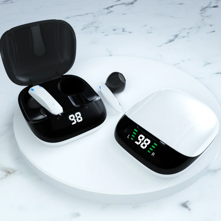 

High Quality TWS Bluetooth Headset Smart LED Display Ture Hifi Wireless Stereo Earphone earbuds noise cancelling