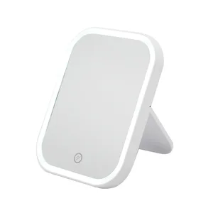 Портативный светодиодный сенсорный Экран встроенный Батарея макияж зеркальное зеркало заднего вида с туалетный столик лампа светодиодный световой зеркало для макияжа с бесплатной доставкой