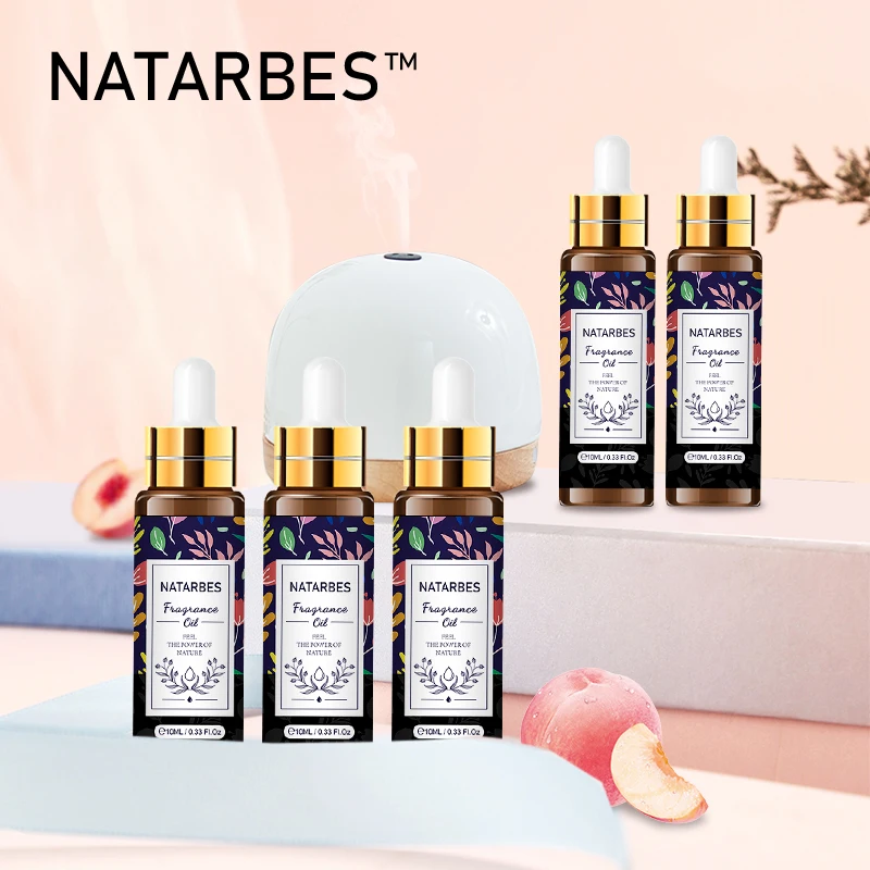 

Peach Fragrance Oil 10ML Natural Diffuser Aroma Pure Essential Oil for Humidifier aromatherapy lip Cuticle candles perfume Oil