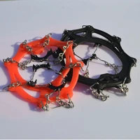 camping accessories snow climbing tool non slip 8 tooth crampons reinforced type camping crampons outdoor climbing accessories