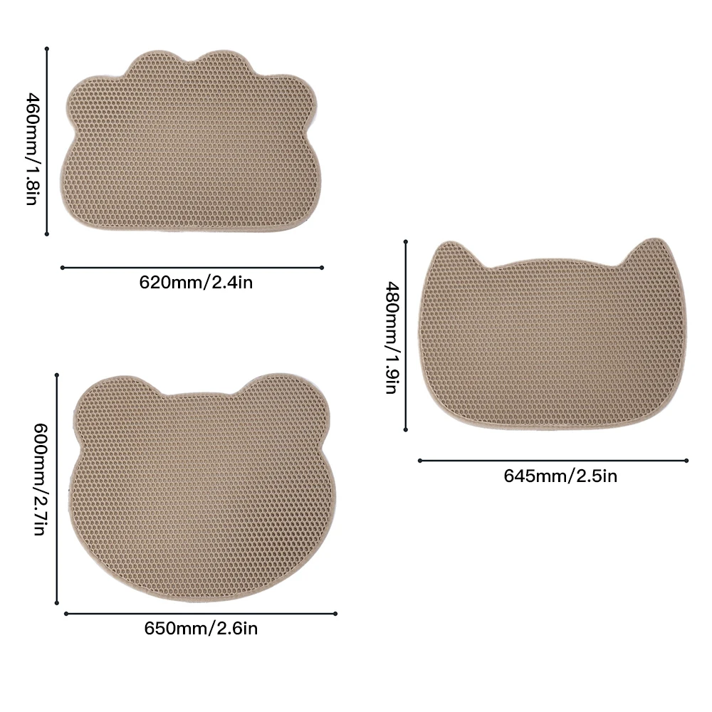 

Waterproof Kitten Feeder For Home Pet Cat Supplies Cat Litter Trapper Easy Cleaning Mat Pad Dog Cat Litter Mat Smooth Surface