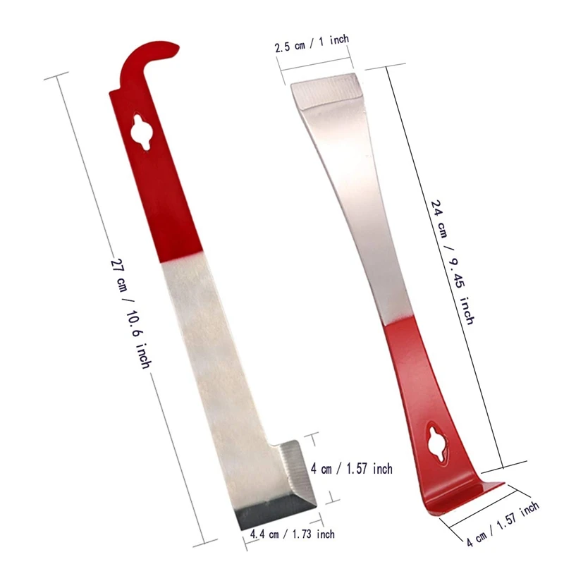 2 Pack Stainless Steel Bee Hive Scraper Tool Frame Lifter and for Beekeepers Supplies Beekeeping Equipment T | Дом и сад