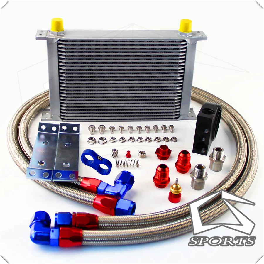 

Universal AN10 25 Rows Thermostatic Oil Cooler Kit Thermostat High Perfomance