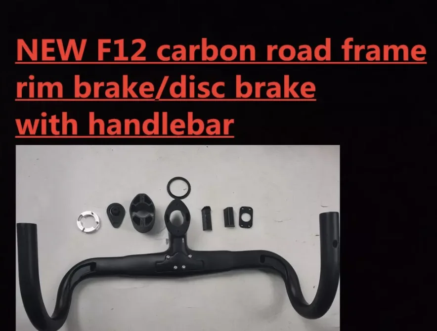 

High quality 700C carbon road bicycle frameset surface 1k BSA bottom bracket F12 carbon frame road bike 2 years warranty