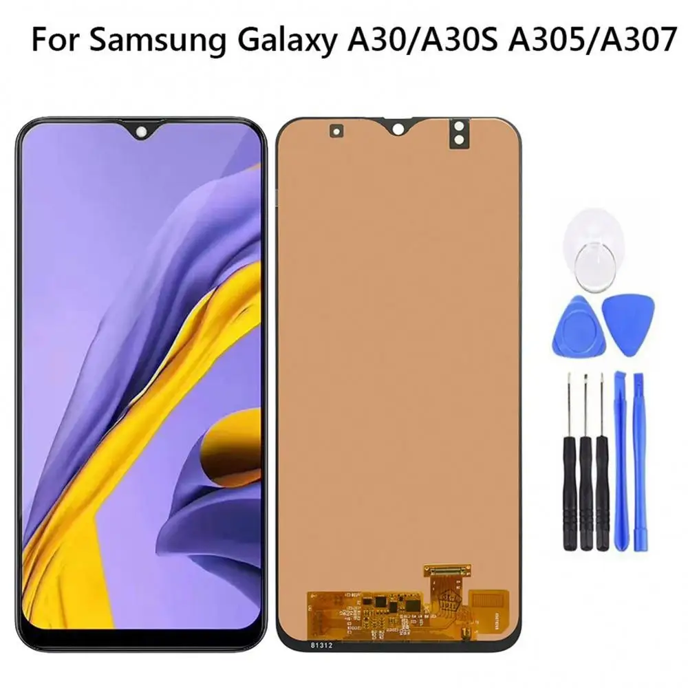 

AMOLED LCD Display Digitizer Replacement Tools Kits for Samsung Galaxy A30S