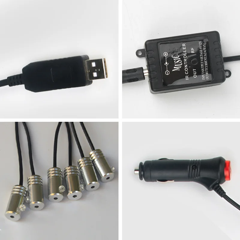 Светодиодная лента для салона автомобиля гибкая неоновая декоративная лампа