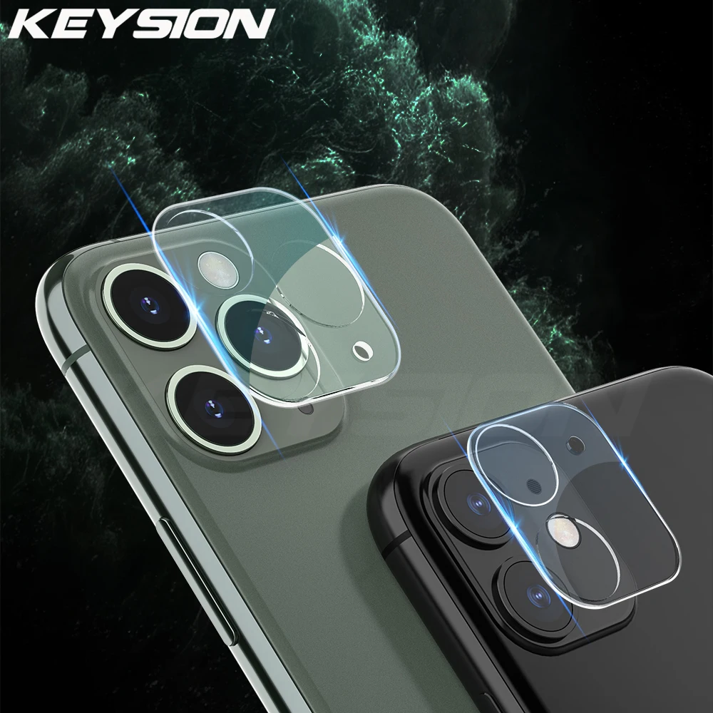 KEYSION Полный Объектив камеры закаленное стекло для iPhone 11 Pro Max камера защитная HD