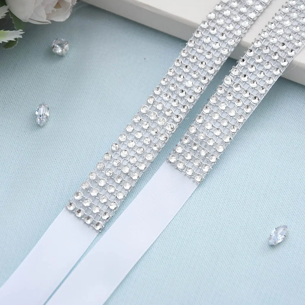 

TRiXY S19-2 Chain Wedding Belt Ladies Sash Bridal Sash Fancy Belts Cocktail Dresses Belt Wedding Accessories for Evening Belt