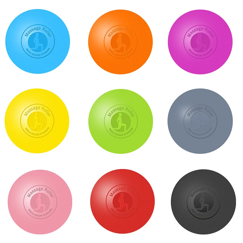 

Lacrosse Ball Set Massage Balls Myofascial Release Tools Back RollerMuscle Knot Remover Firm Rubber Scientifically Designed