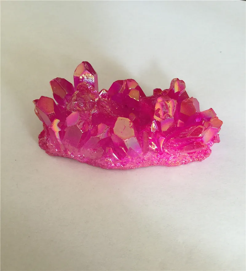 

100g Natural beautiful pink quartz crystal cluster specimen