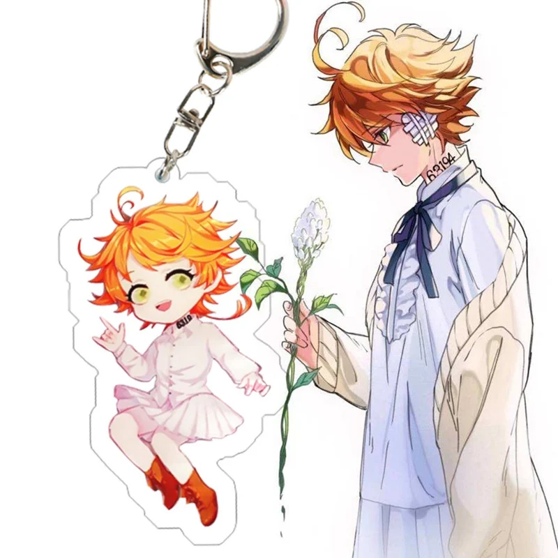 Брелок с подвеской из акрила для косплея аниме Обещанный Neverland Yakusoku No Норман Рей