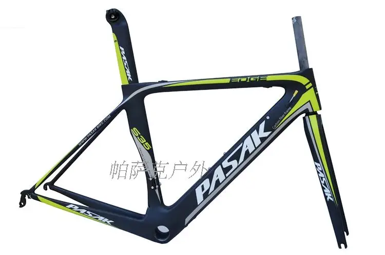 Pasak S35 700C дорожный велосипед карбоновая рама сверхлегкие рамы кабель внутреннее