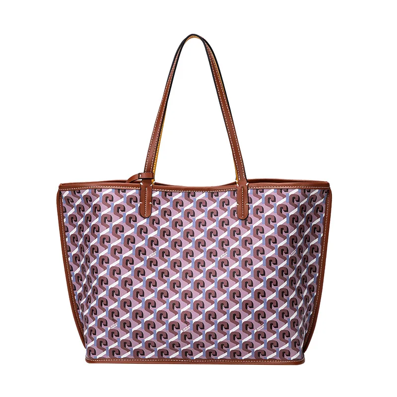 

The new spring/summer 2021 casual tote bag with large volume tote bag trend is a one-shoulder bag for women