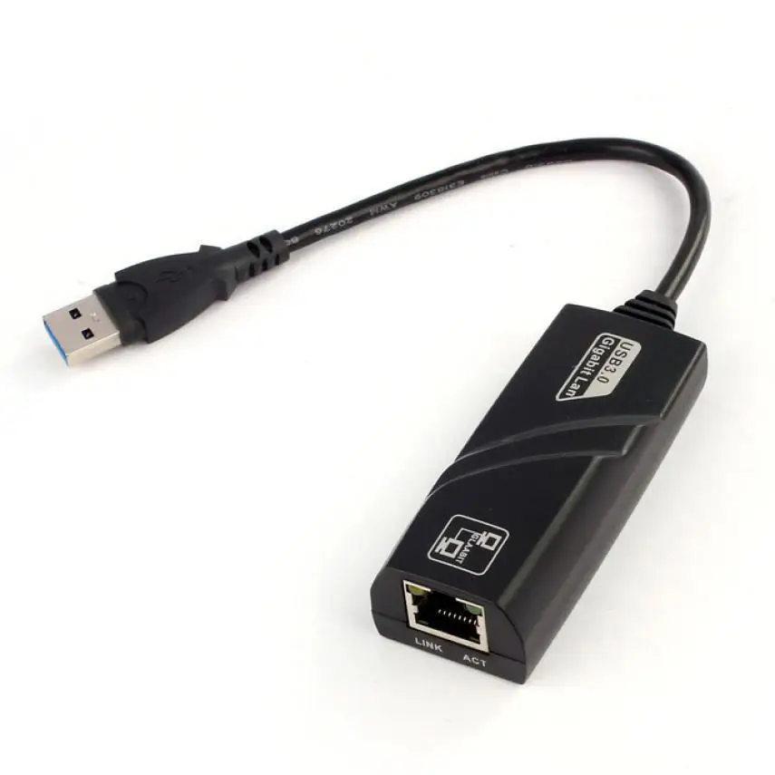 Сетевой адаптер с USB 3 0 на 1 Гбит/с гигабитный Ethernet LAN к RJ45 100/1000 Мбит/с для Windows 10 Xiaomi