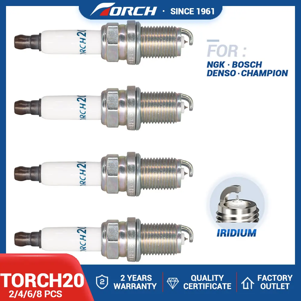 

Iridium Candles TORCH20(K7RTI-T) Spark Plug for Haffer H6H5H2S Great Wall C50/1.5T Cheetah CS10 Land Wind X5X7X8 Car Accessories