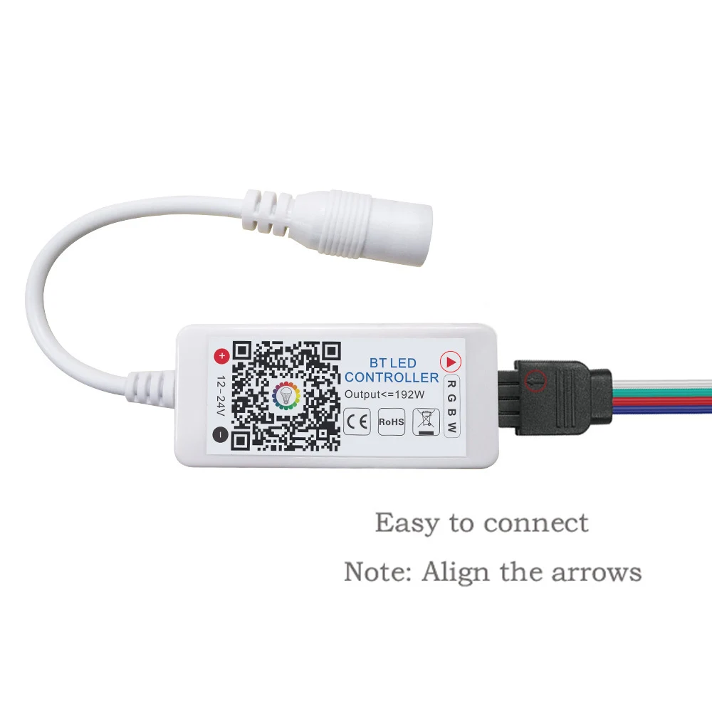 Светодиодный Интеллектуальный Bluetooth контроллер постоянного тока 12 24 В для