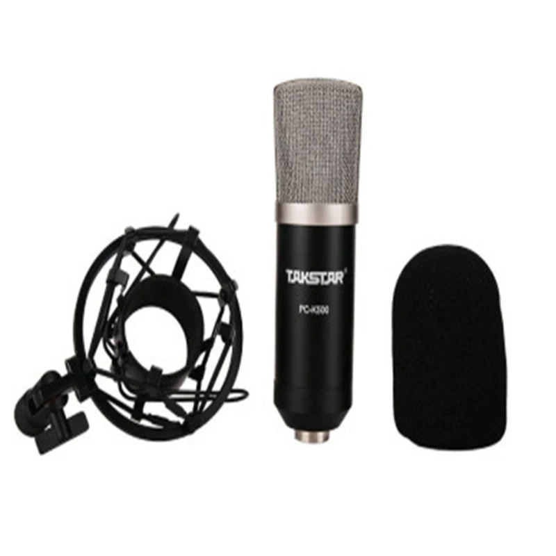 

TAKSTAR PC-K500 Condenser Microphone Side-address Recording MIC for Recording Chat Room Broadcasting