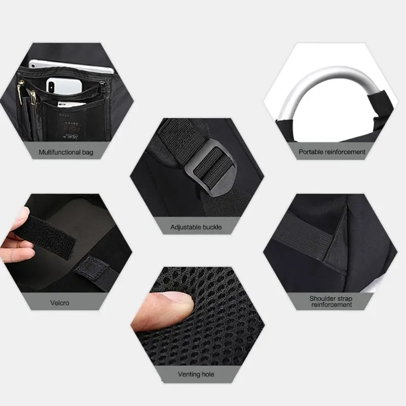 Черный водонепроницаемый жесткий корпус PC рюкзак сумка для хранения Xiaomi FIMI X8 SE RC