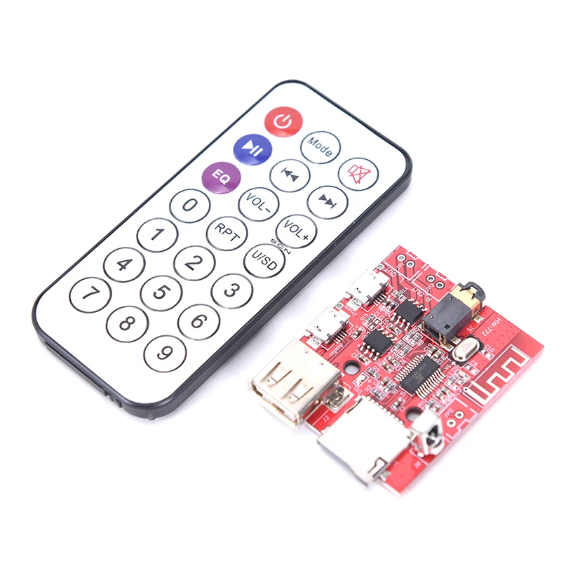 Плата аудиоприемника Bluetooth звуковая карта USB усилитель 3Wx2 Поддержка U диска|ЦАП| |