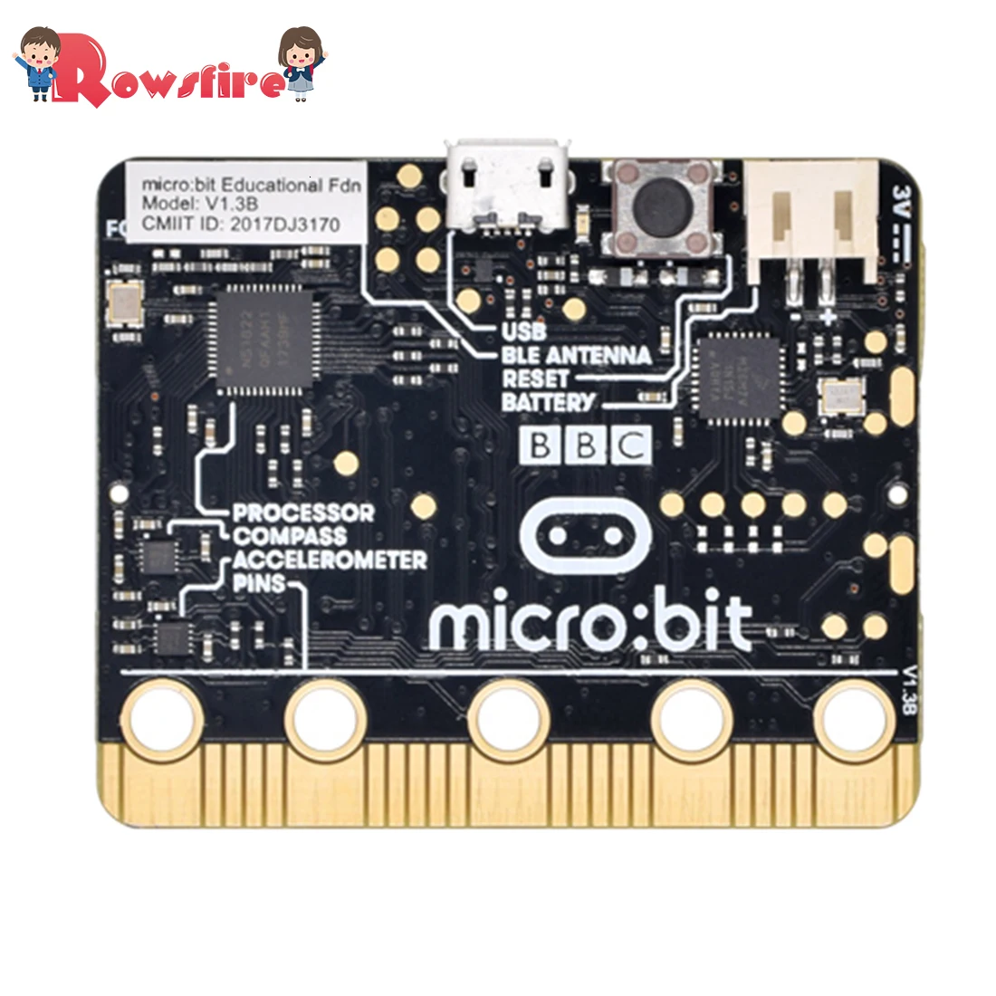 Высокая Рекомендуемая 1 шт. DIY Англия BBC Microbit Go NRF51822 макетная плата питона начинающих графическое Программирование