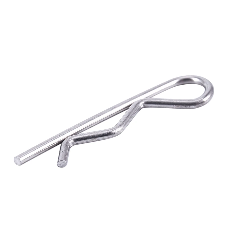 50pcs 1.5mmx35mm Stainless Steel R Shaped Cotter Clip Pin Silver | Обустройство дома